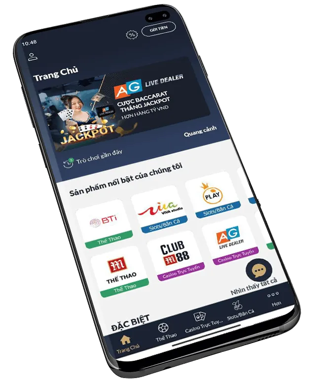 Casino trực tuyến sống động trên 8live app